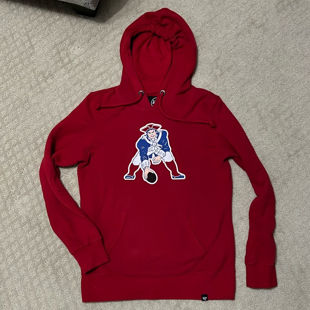 New England Patriots Red Hoodie - Women’s size small